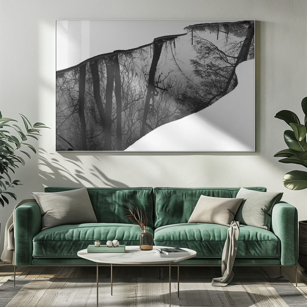 Artwork- Riverside-34" x 22" Metalinches-Metal