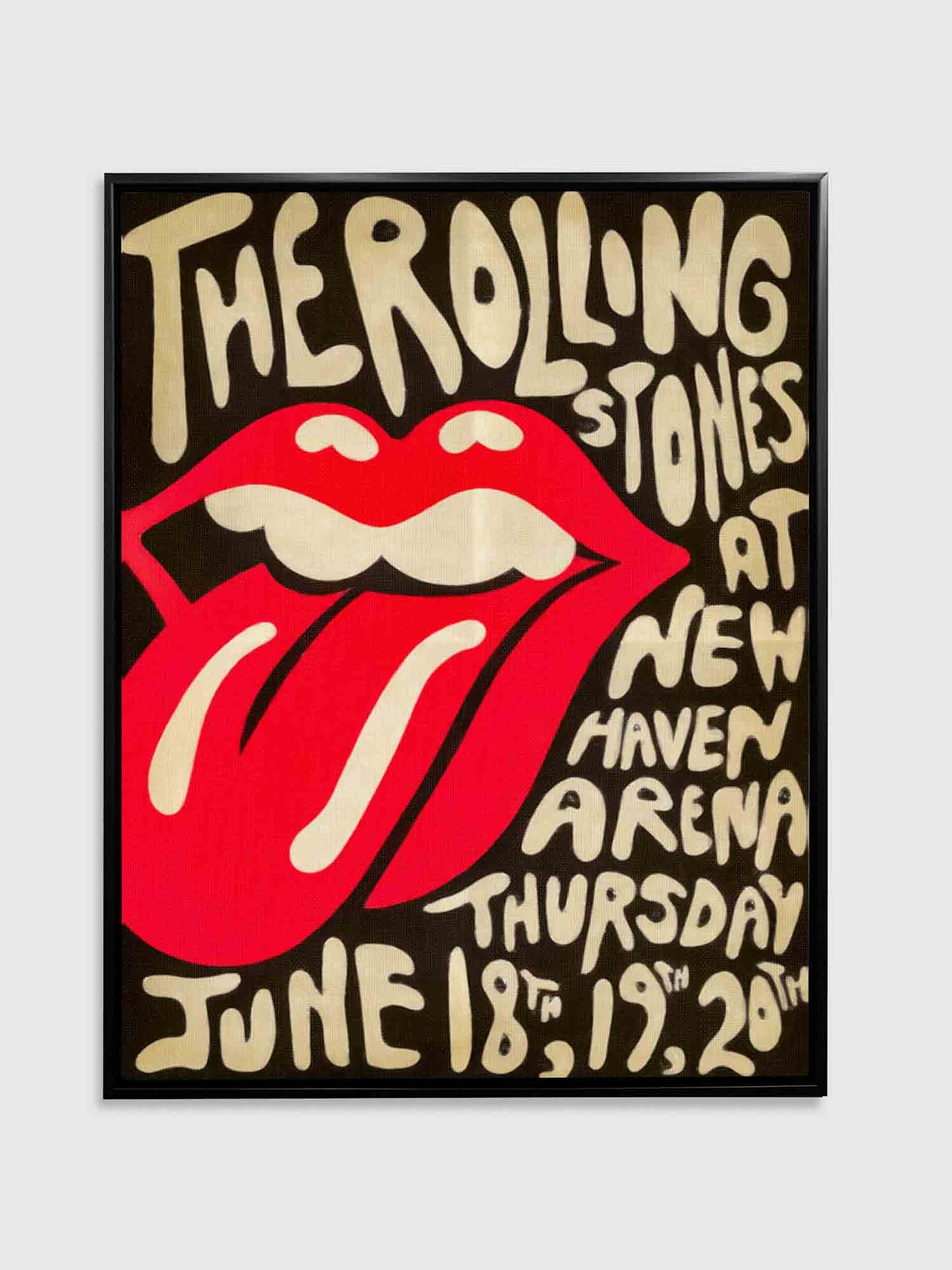 Rolling Stones Canvas- Vintage Music Poster