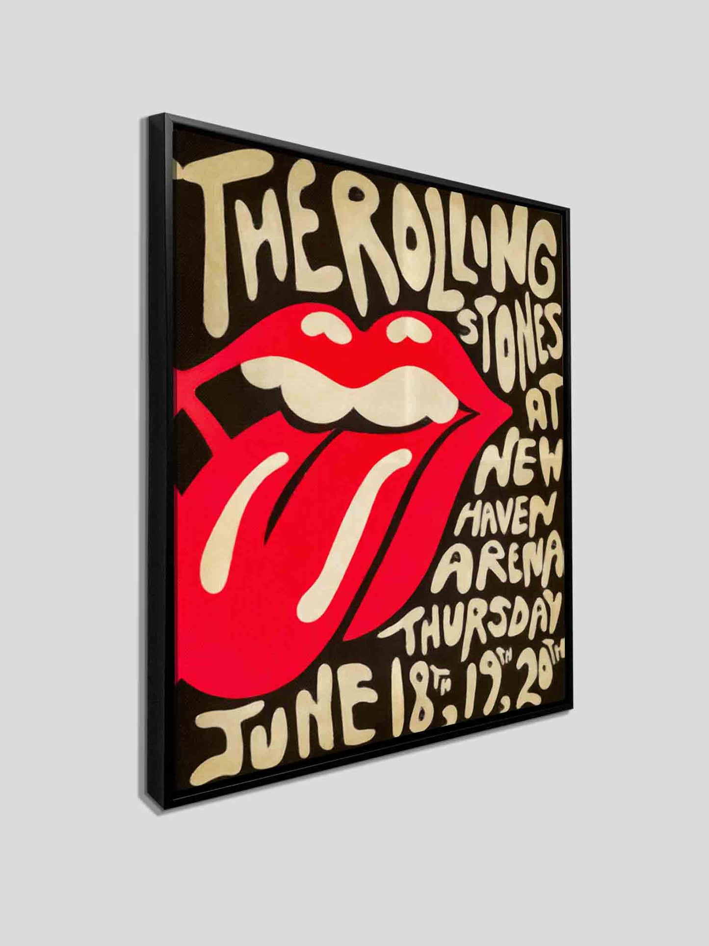 Rolling Stones Canvas- Vintage Music Poster