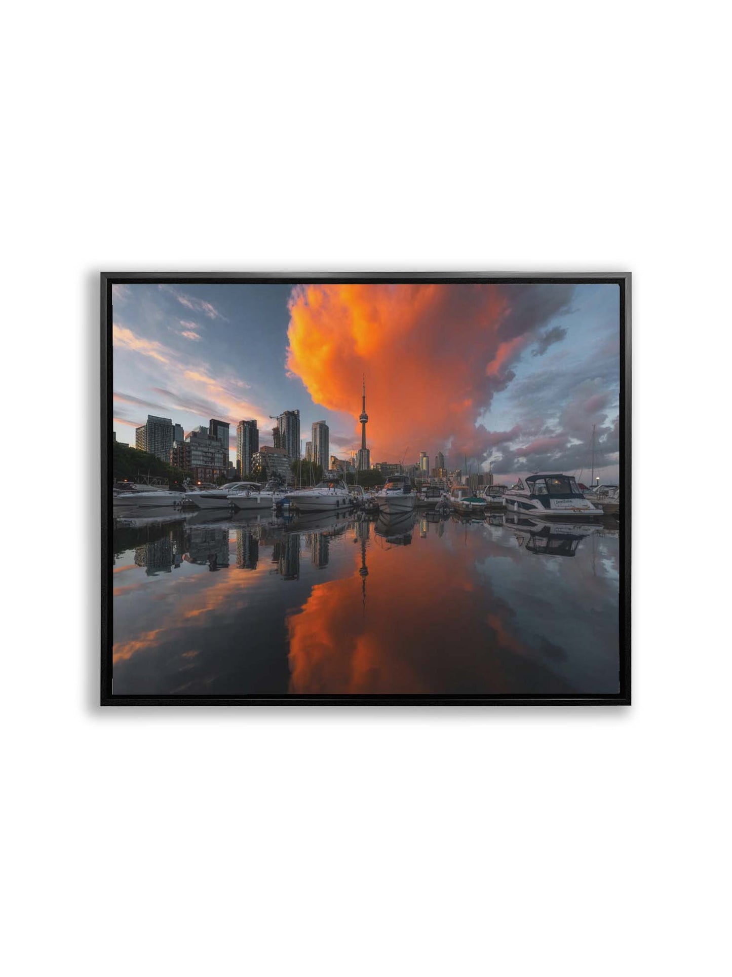 Burn in Toronto Canvas Print