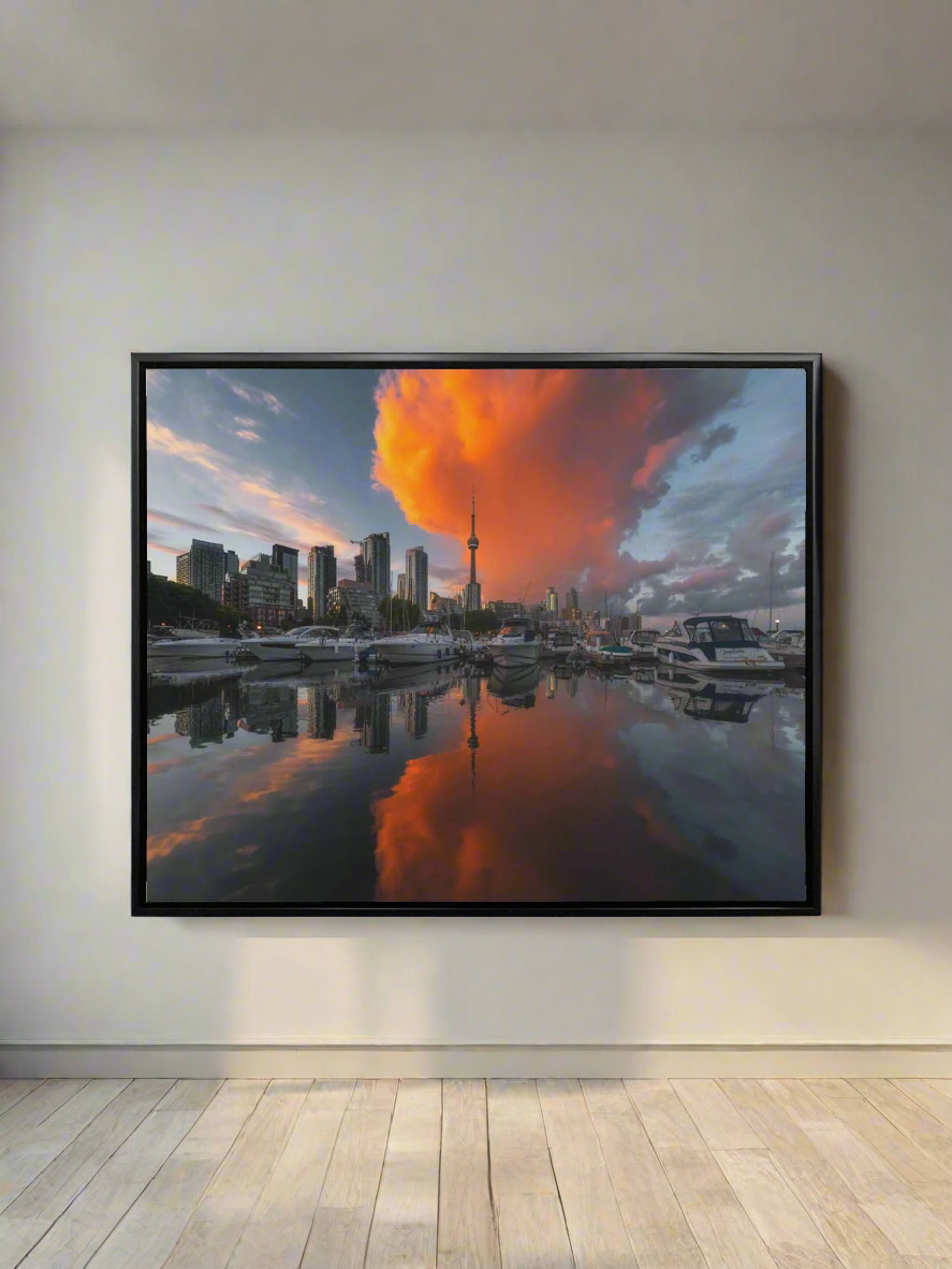Burn in Toronto Canvas Print