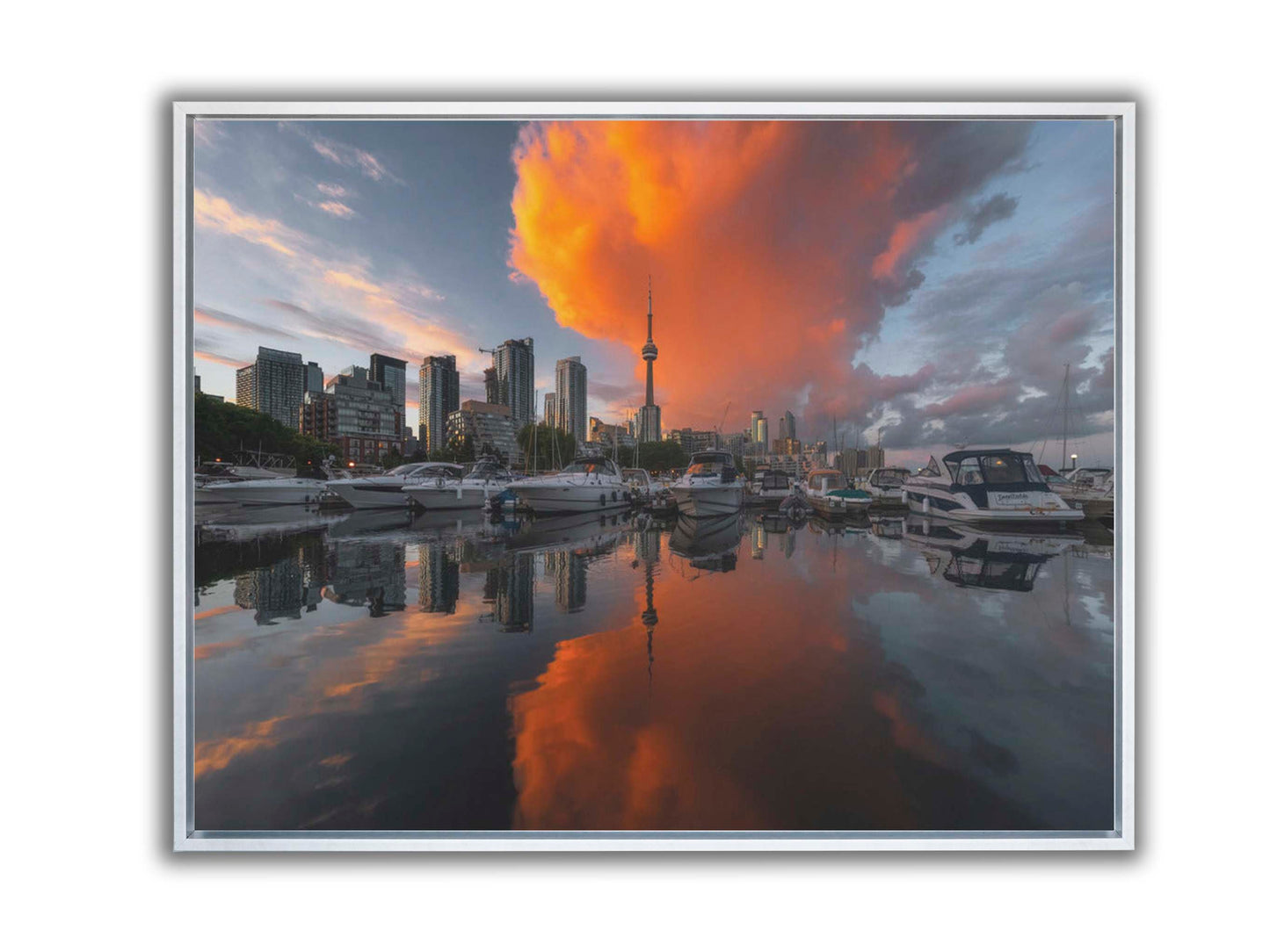 Burn in Toronto Canvas Print