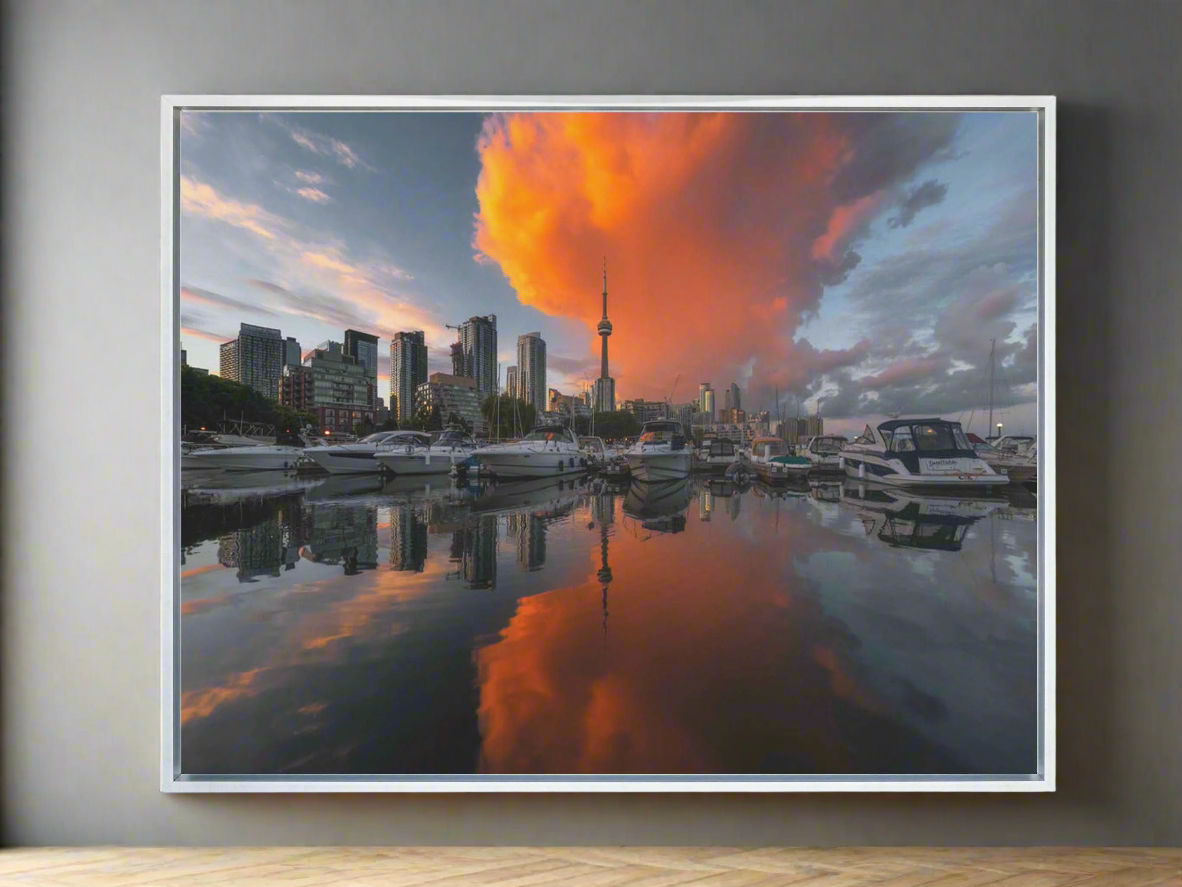 Burn in Toronto Canvas Print