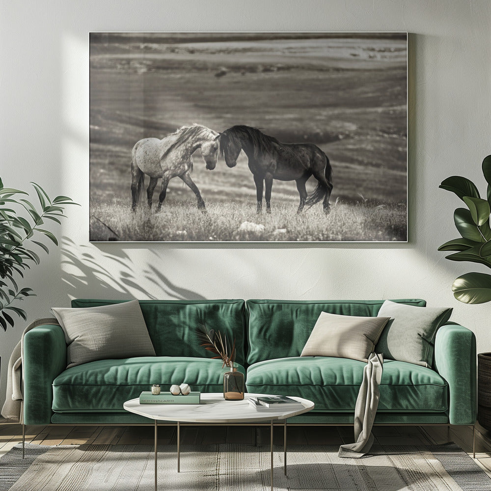 Artwork close encounter20X16inches- White Frame