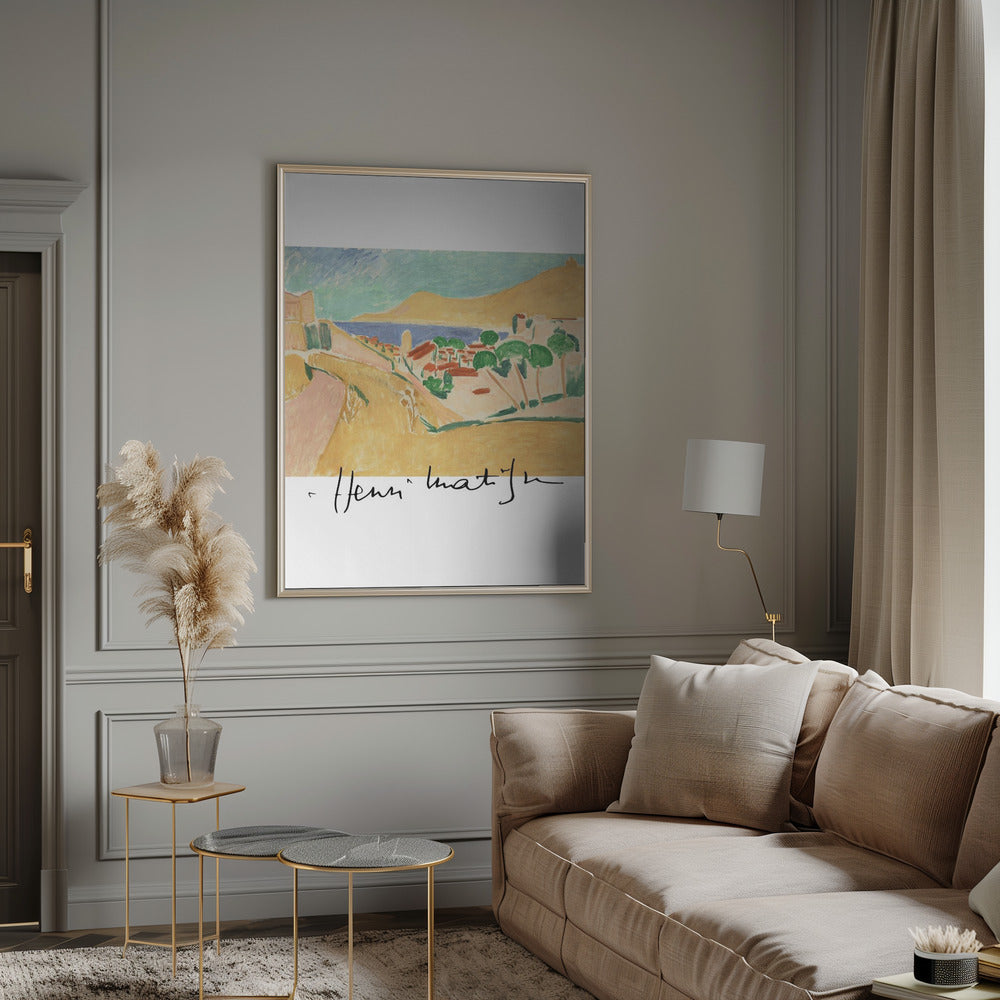 Artwork Collioure En Aout Autographed -inches