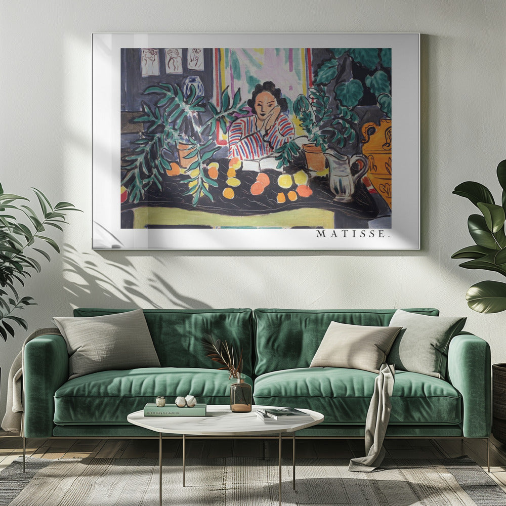 Artwork Interno Con Vaso Etrusco 1940 -inches