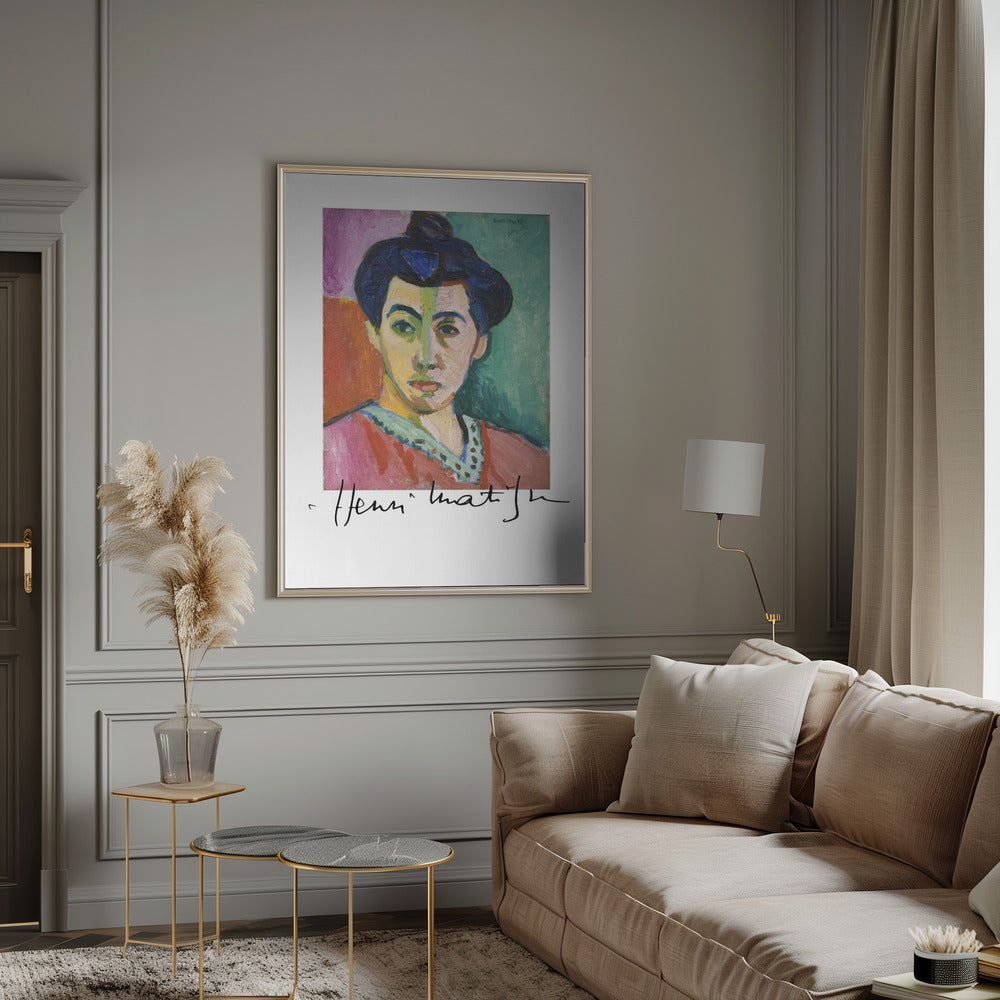 Artwork La Raie Verte With Signature -inches