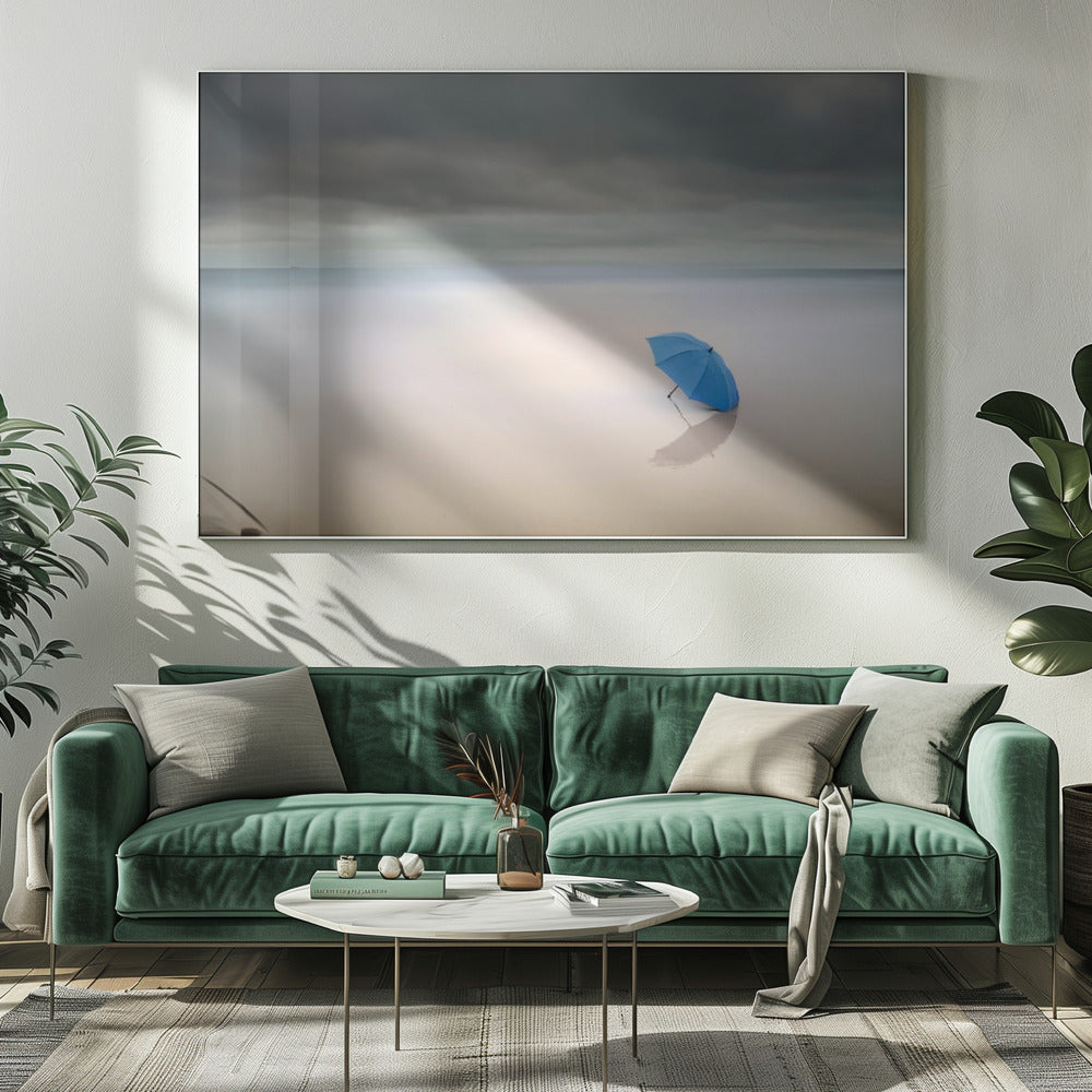 Artwork Summer Rain20X16inches- White Frame
