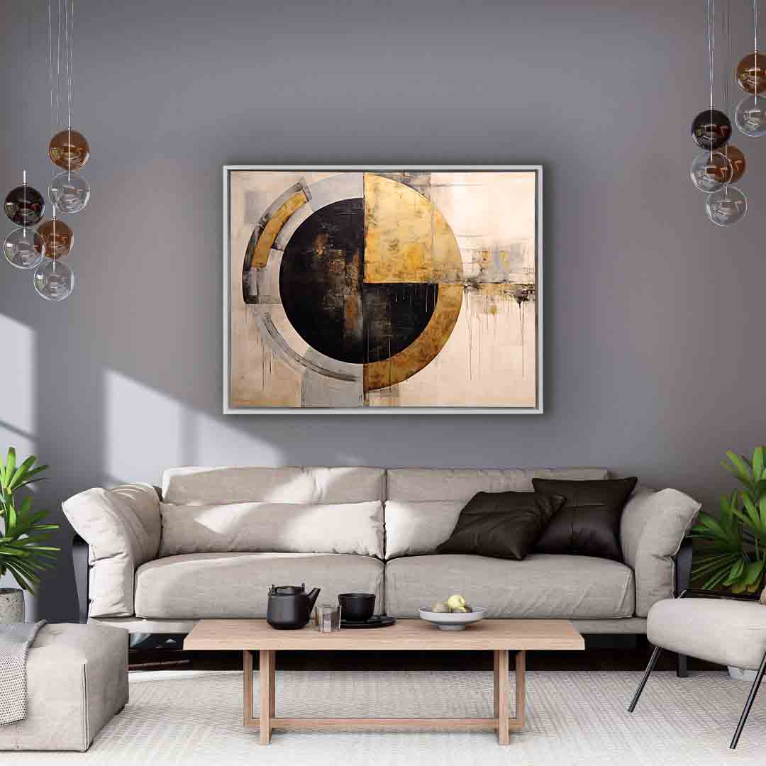 Abstract Sun -Canvas print- Modern Art