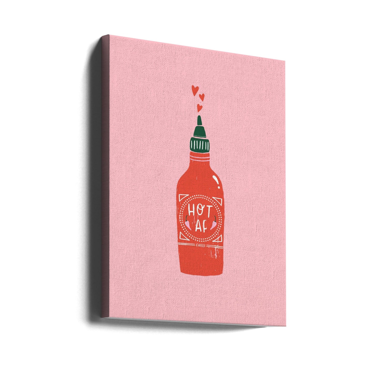 Hot Af Wall Artwork Gallery Wrapped (Ready to Hang).Wall Decor dining Room