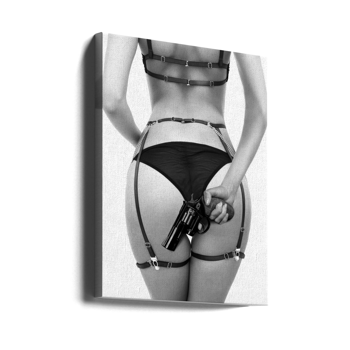 Love's A Loaded Gun Wall Artwork Gallery Wrapped (Ready to Hang)