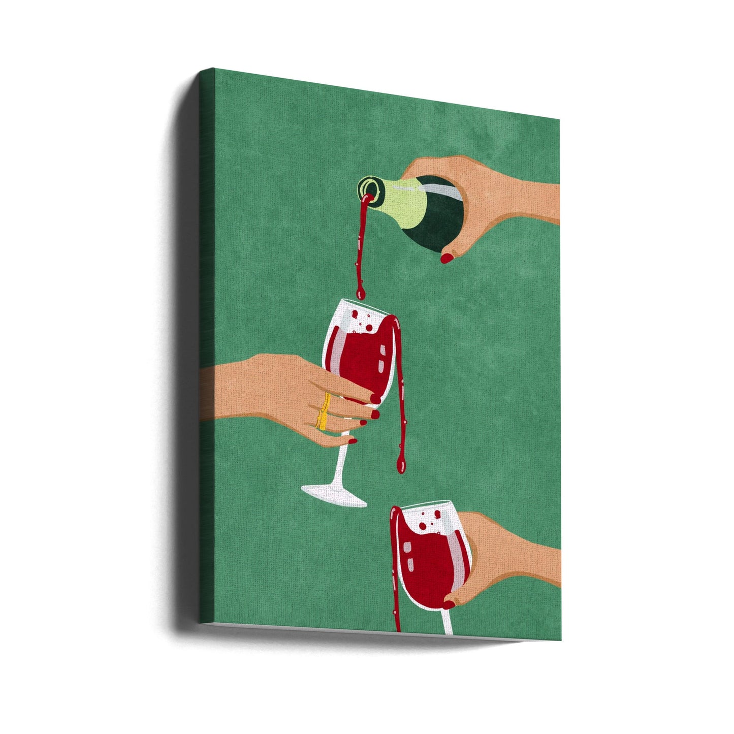 Cheers Girls Wall Artwork Gallery Wrapped (Ready to Hang)