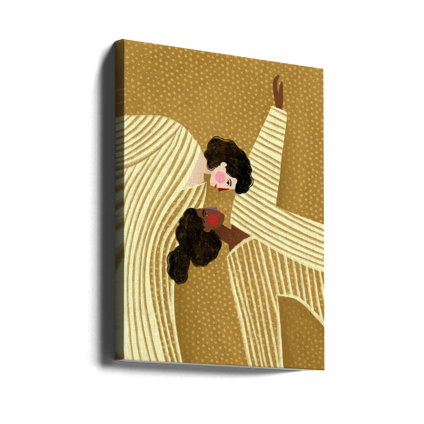 Two Line Women Wall Artwork Gallery Wrapped (Ready to Hang)