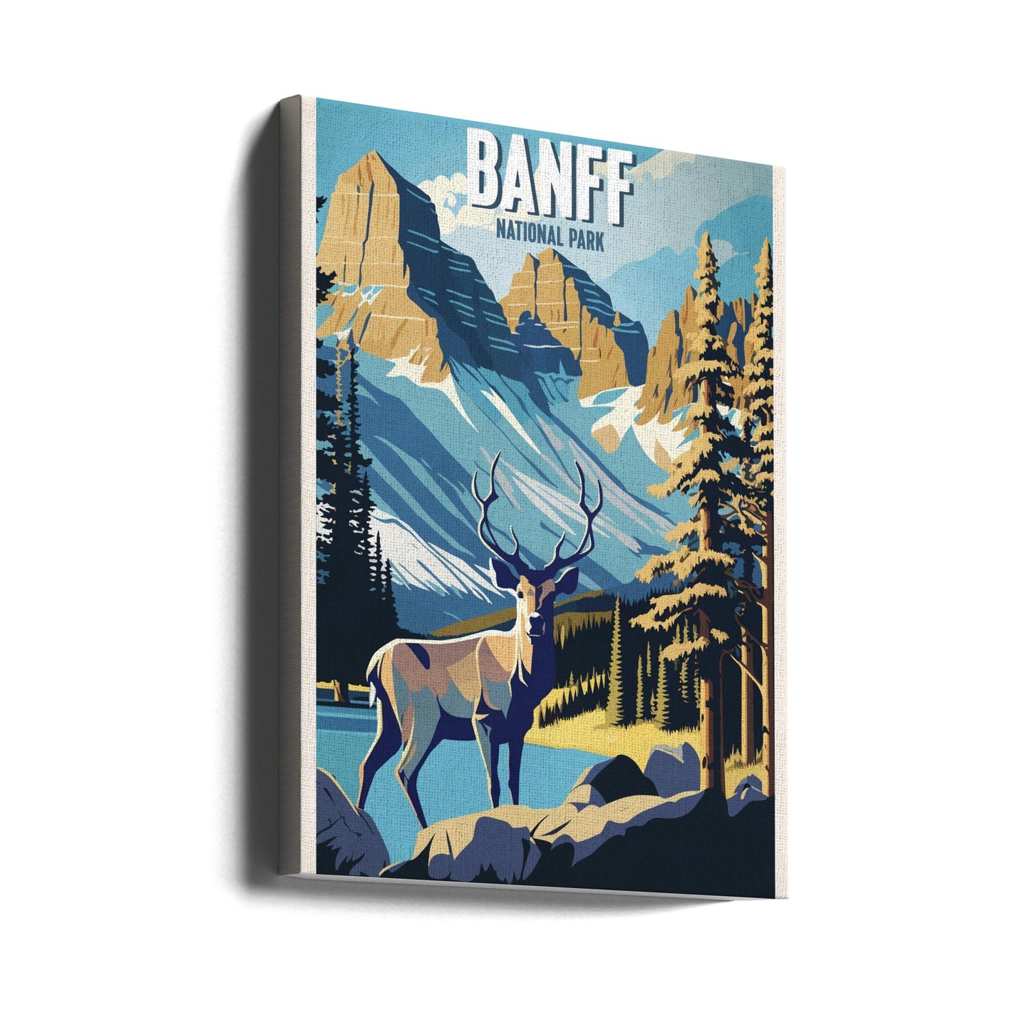 Wall art Banff National Park-24X36inches-Gallery Wrapped (Ready to Hang)