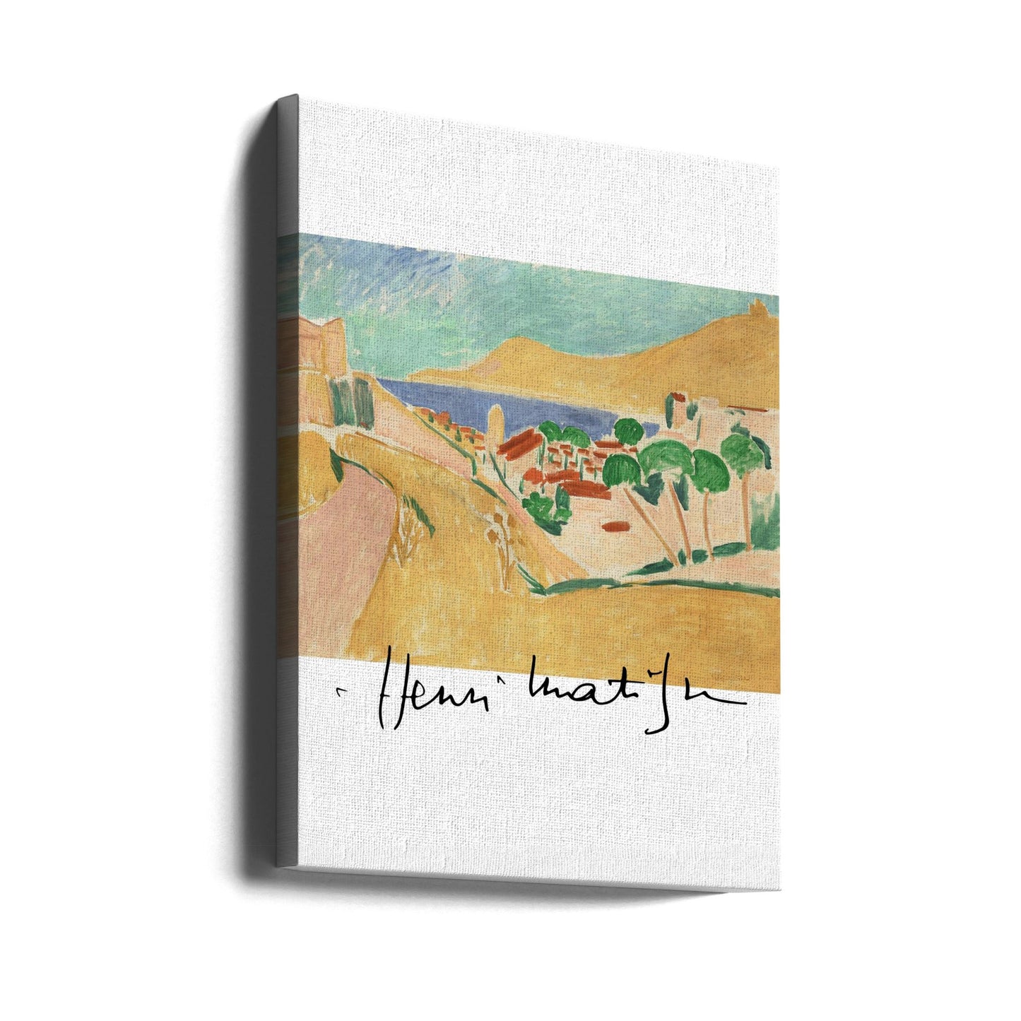 Artwork Collioure En Aout Autographed 16X20-inches