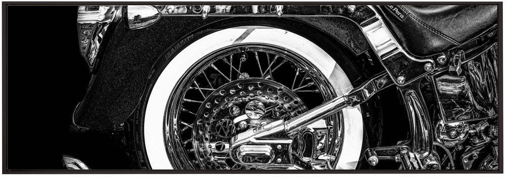 Artwork- Harley-36X24inches-In Black Floating Frame