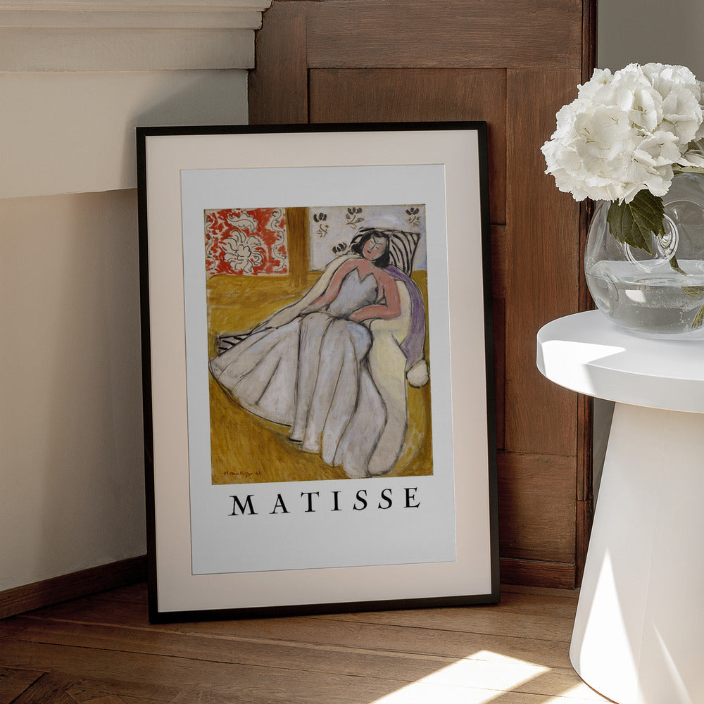 Artwork Jeune Femme à La Pelisse Blanche 24X36-inches