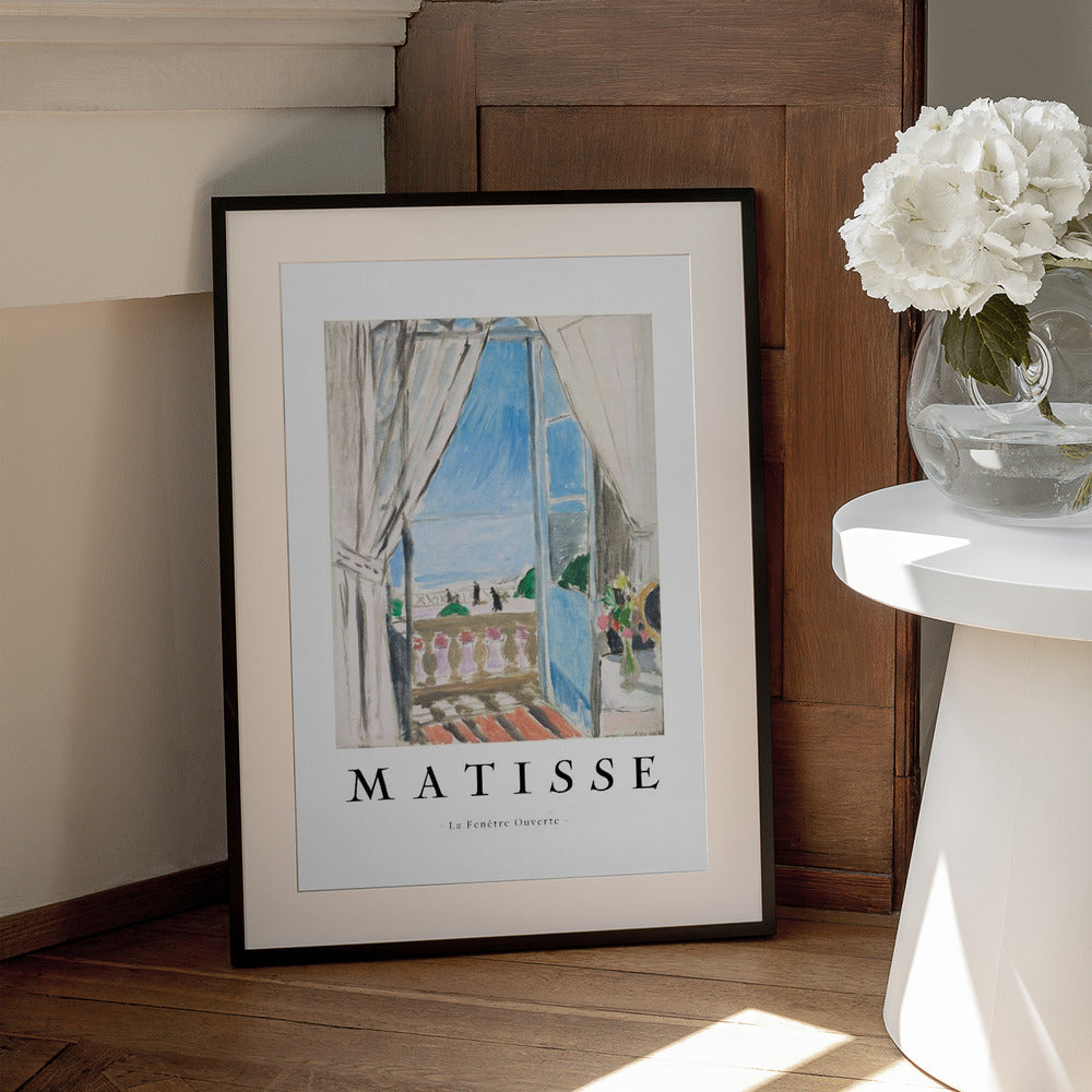 Artwork La Fenêtre Ouverte Matisse 24X36-inches