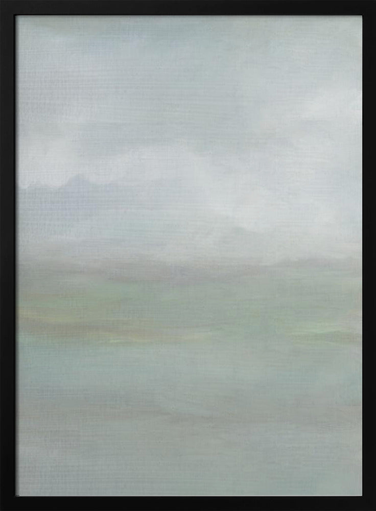 Artwork- Rough Seas Oil Panel 7-16X20inches-In White Floating Frame