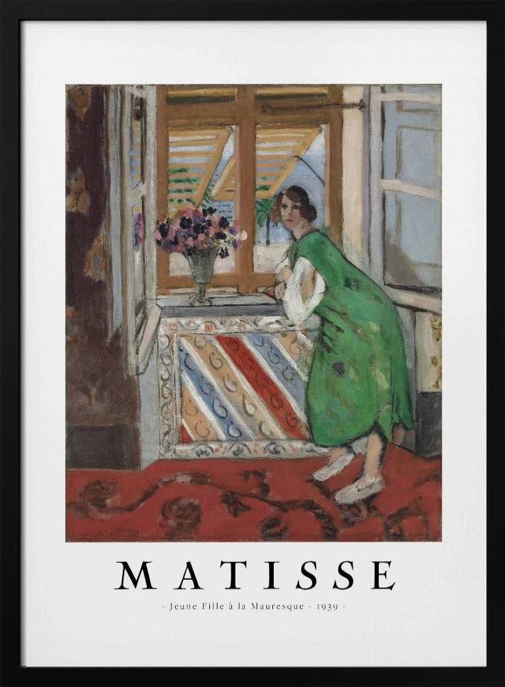 Artwork Jeune Fille a La Mauresque 1947 36X48-inches