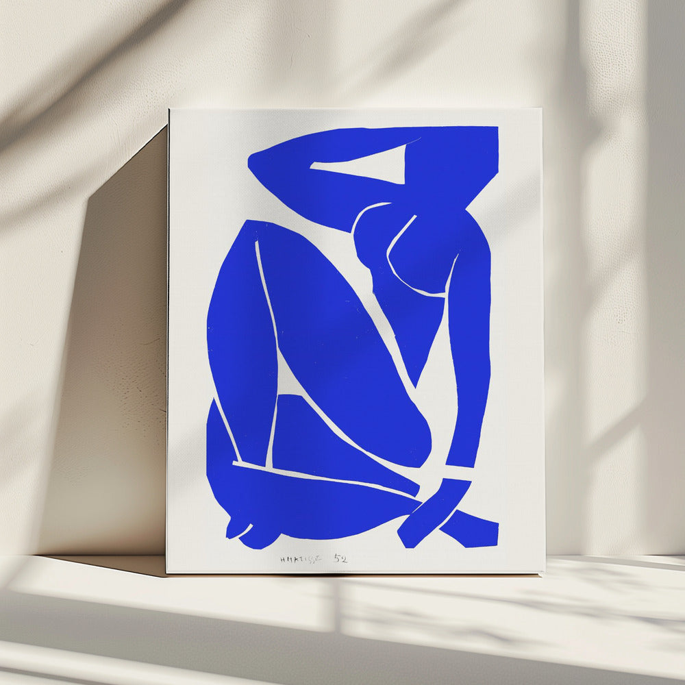 Artwork Nudo Blu III 1952 24X36-inches
