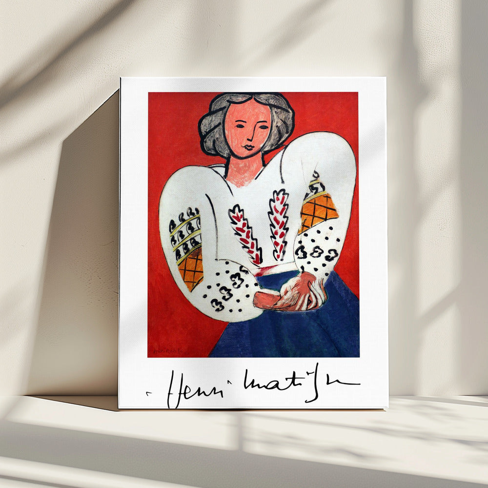 Artwork Henri Matisse, La Camicetta Romena, 1940 24X36-inches