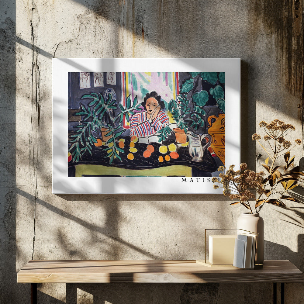 Artwork Interno Con Vaso Etrusco 1940 36X24-inches