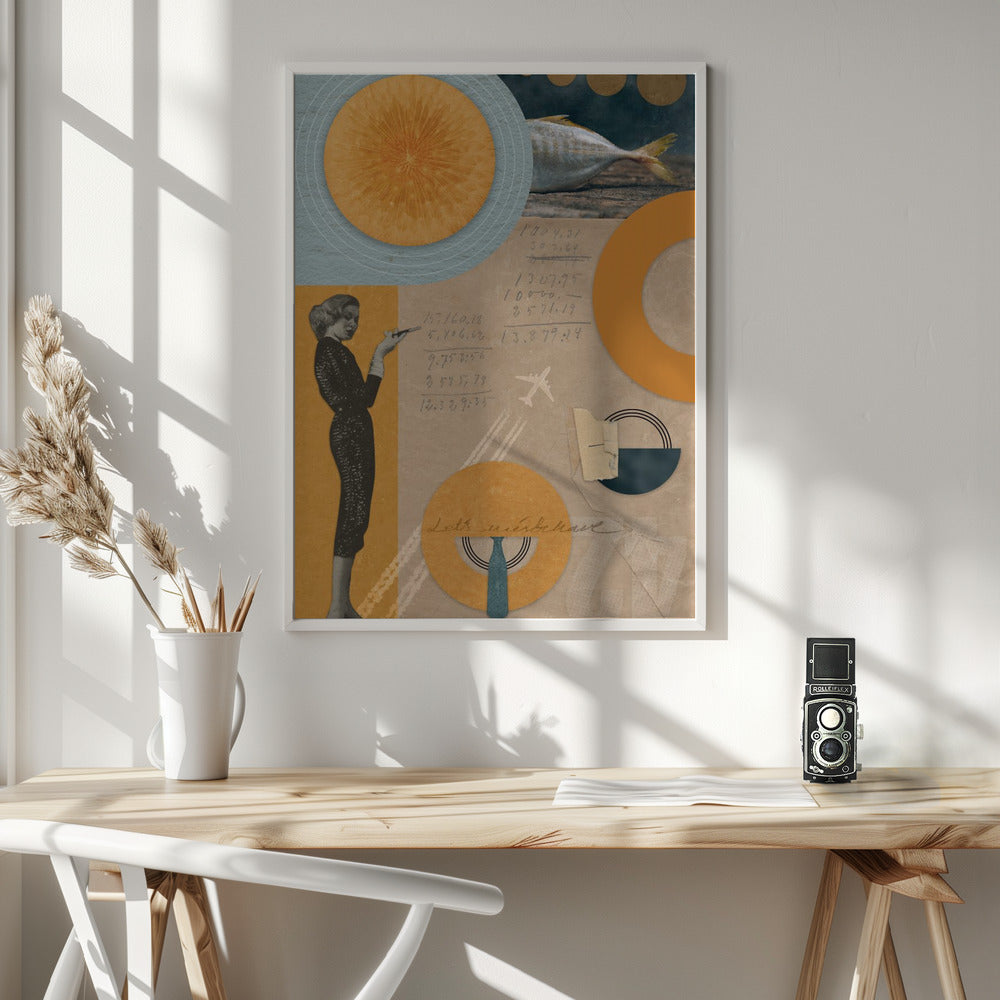 Abstract Art Canvas Print-wall-art-let-039-s-misbehave-36X48inches
