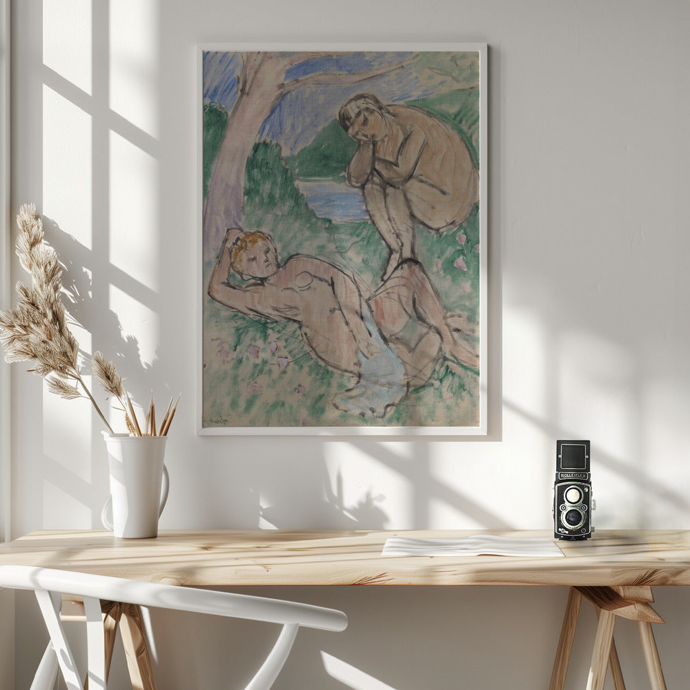 Artwork Baigneurs 24X36-inches