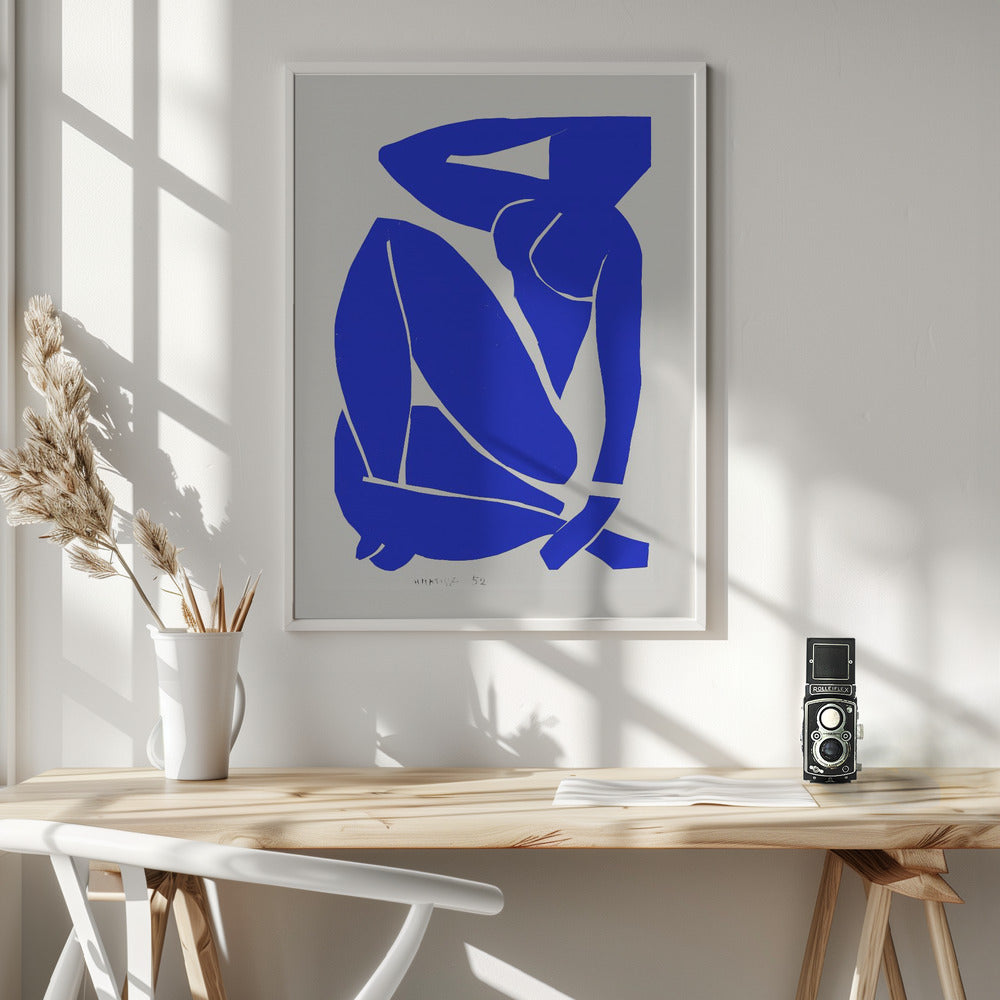 Artwork Nudo Blu III 1952 24X36-inches