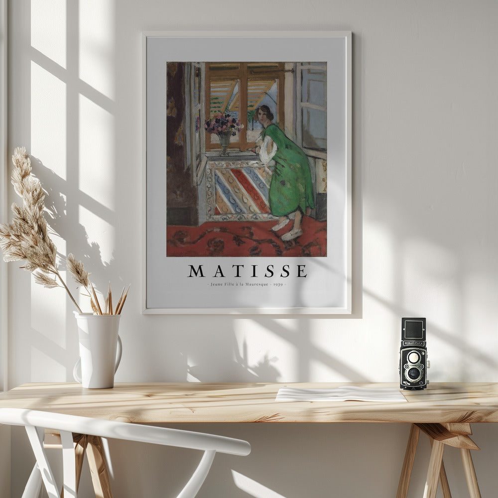 Artwork Jeune Fille a La Mauresque 1944 24X36-inches