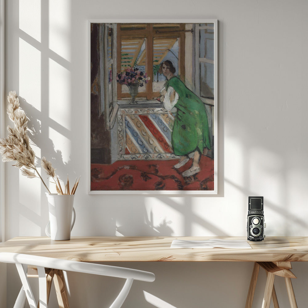 Artwork Jeune Fille a La Mauresque Original 1944 24X36-inches