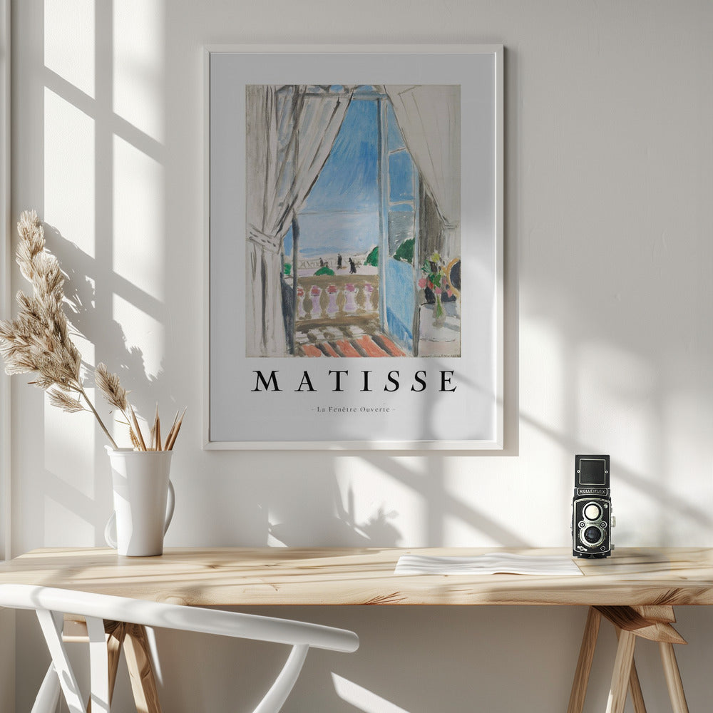 Artwork La Fenêtre Ouverte Matisse 24X36-inches