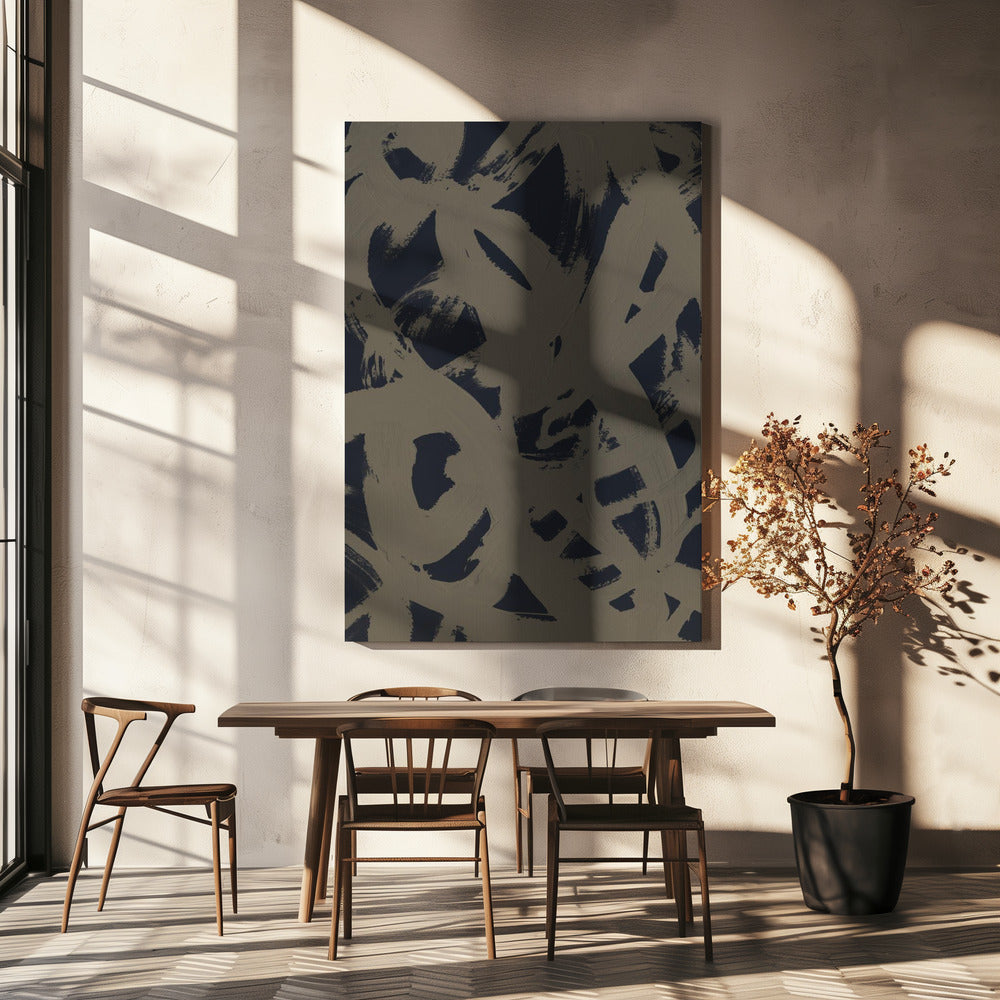 Abstract Art Canvas Print-wall-art-abstract-brush-strokes-399y-36X48