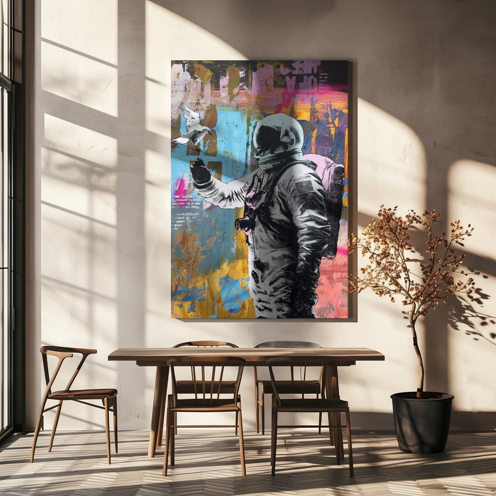 Augmented Reality 1 Wall Artwork In White Floating Frame