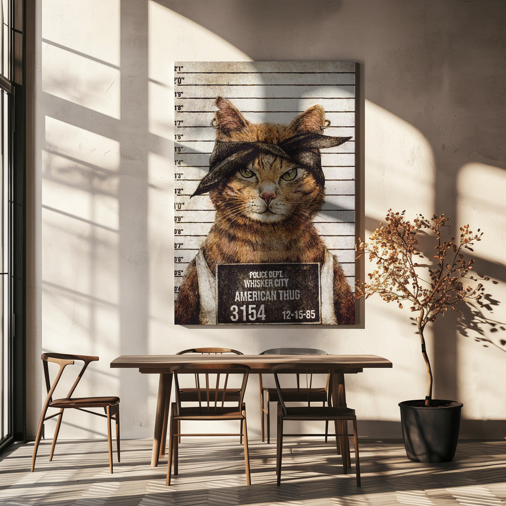 canvas prints American Thug36X48inches- Black Frame