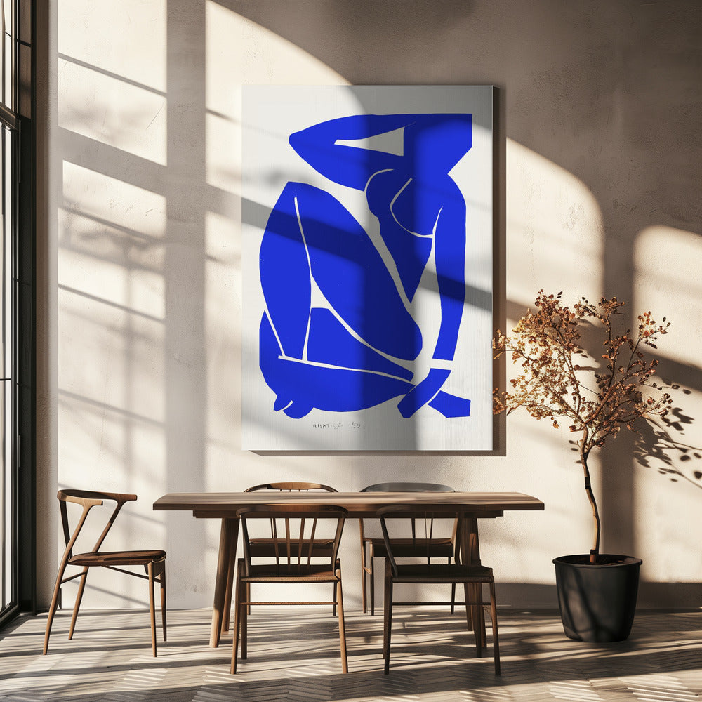 Artwork Nudo Blu III 1952 -inches