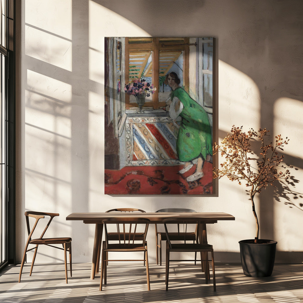 Artwork Jeune Fille a La Mauresque Original 1950 -inches