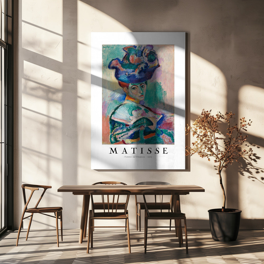 Artwork Woman With Hat 1905 -inches