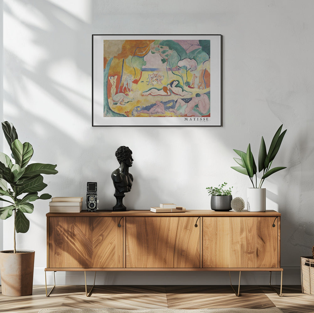 Artwork La Joie De Vivre, With Boarder 48X36-inches