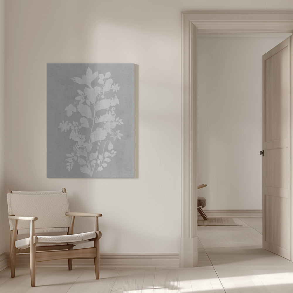 Artwork- Botanical Illustration 10-36X48inches-In White Floating Frame