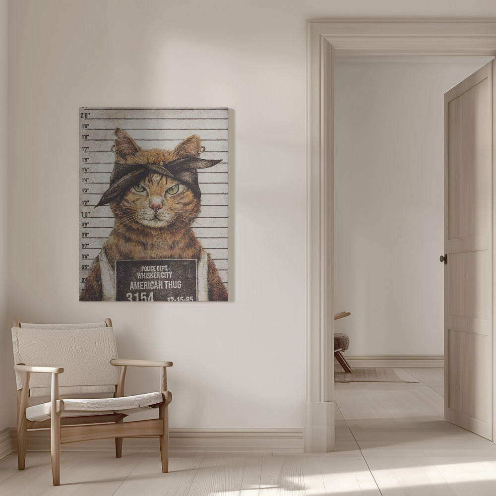 canvas prints American Thug16X20inches- White Frame