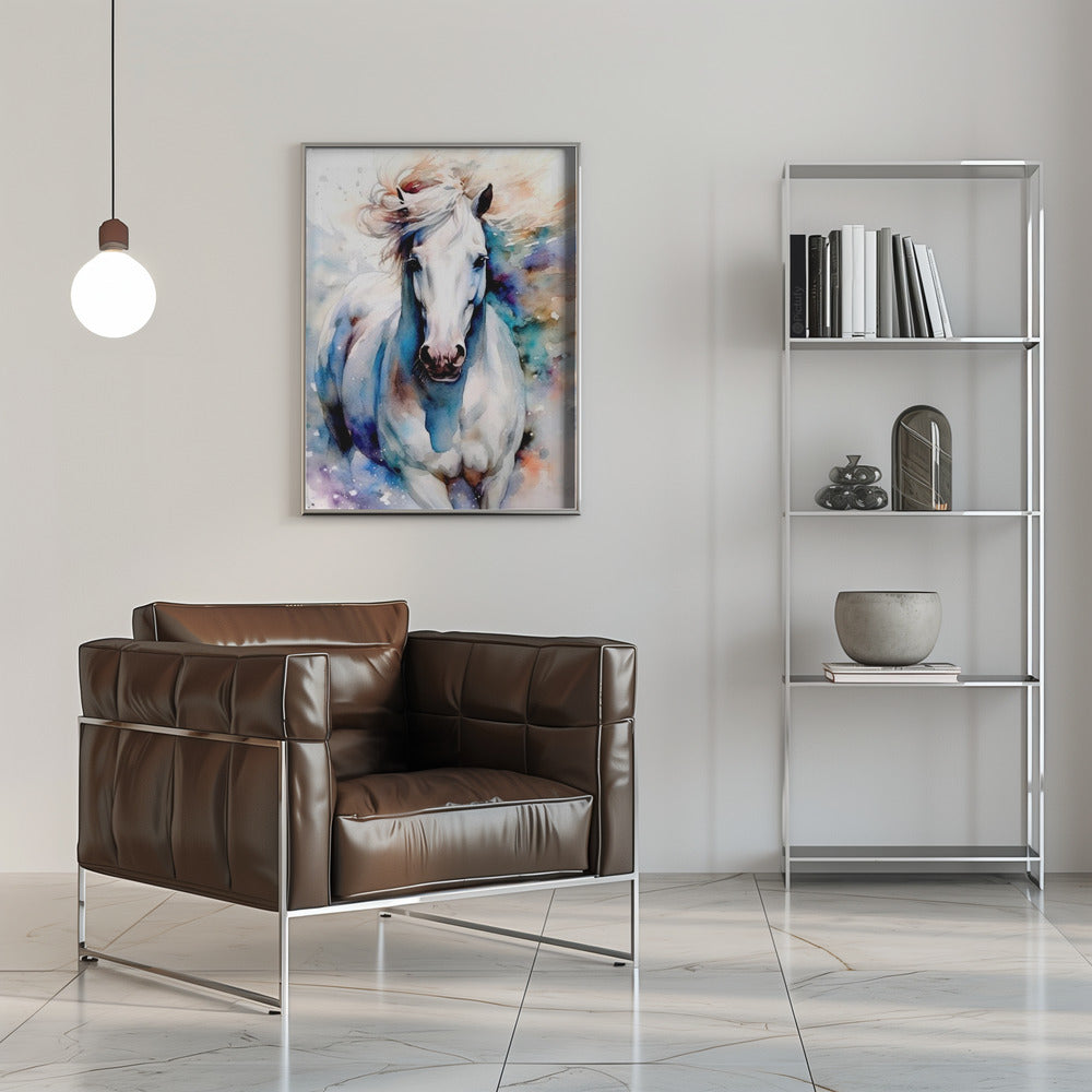 Watercolor Horse (1) Wall Artwork 0