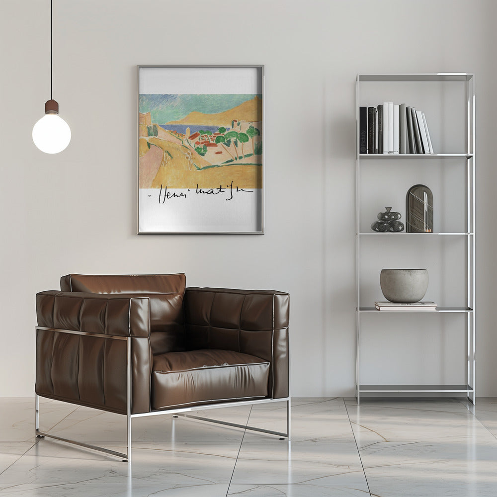 Artwork Collioure En Aout Autographed -inches