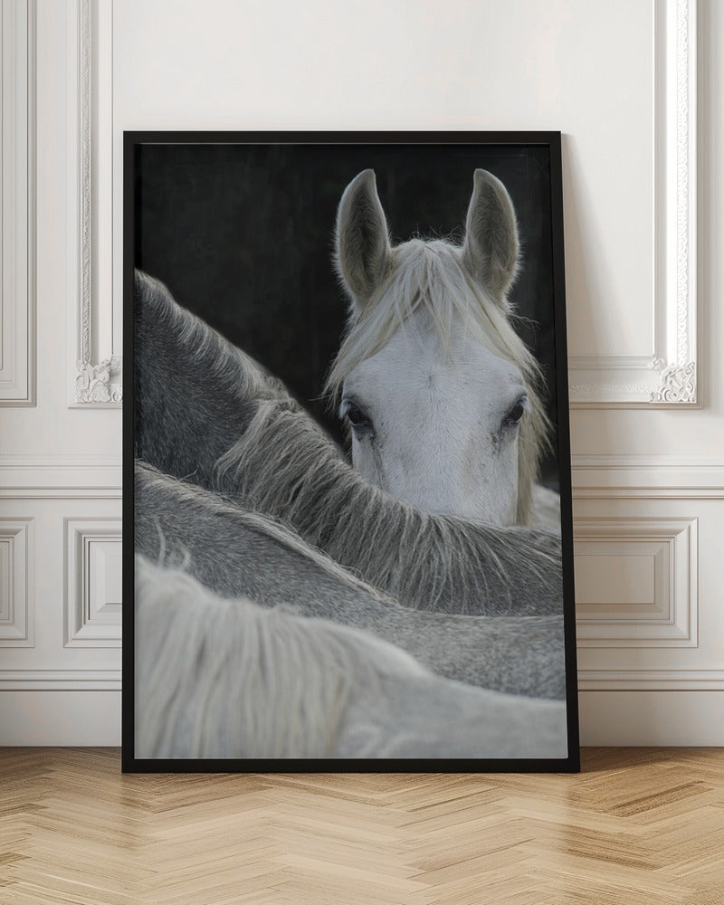 Look Wall Artwork In Black Floating Frame