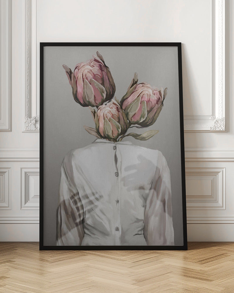 Unknown Longing No.I Wall Artwork In Black Floating Frame