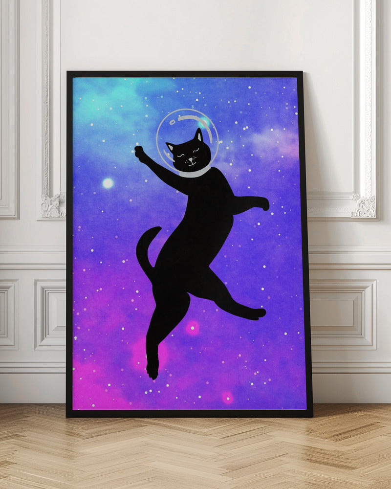 canvas prints Happy Space Cat36X48inches- Unframed