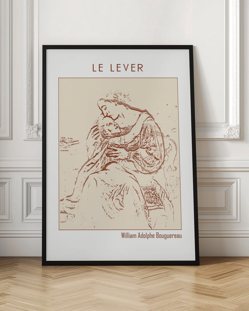 canvas prints Line Art Minimalist – Le Lever (1865)36X48inches- Unframed