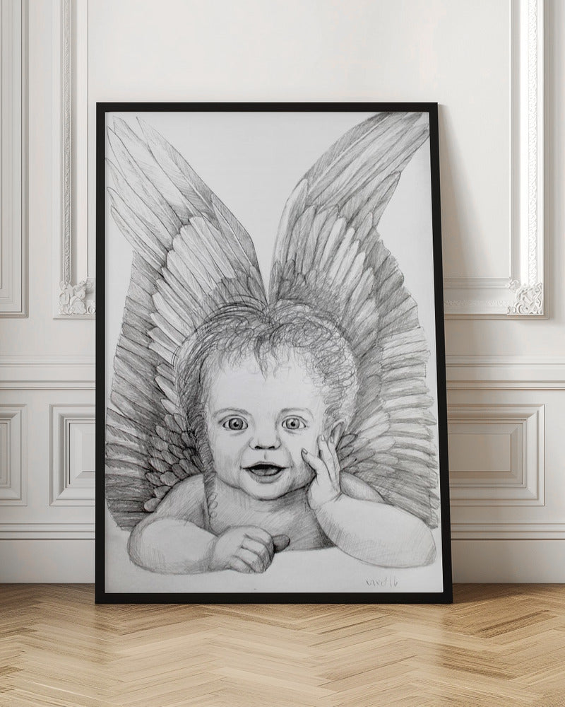 canvas prints Cherubic Baby Angel36X48inches- Unframed