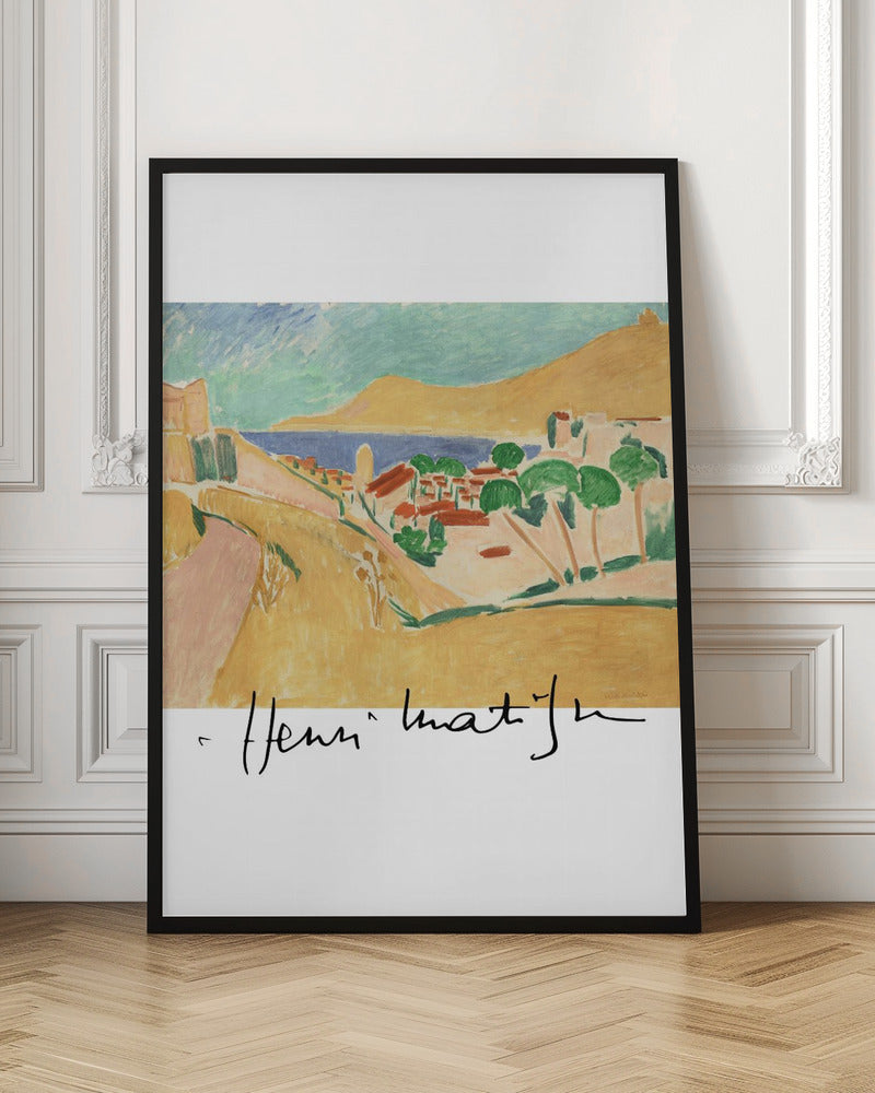Artwork Collioure En Aout Autographed -inches